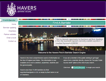 Tablet Screenshot of havers-find-a-barrister.co.uk